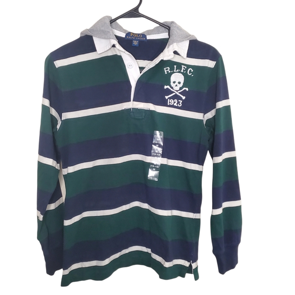 POLO Ralph Lauren boys long sleeve shirt w/ hood